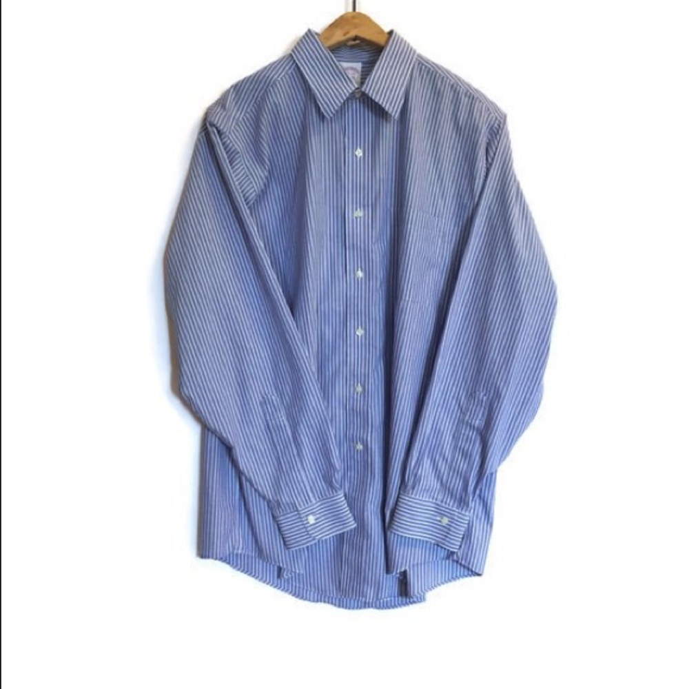 Brooks Brothers Blue/White Stripped Button Down